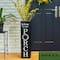 Glitzhome® 30" Black Wood Boxed Welcome Porch Sign